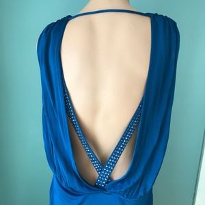 MODA International Plunge Party in the Back Dress